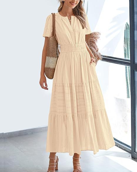SummerEase Casual Maxi Sun Dress