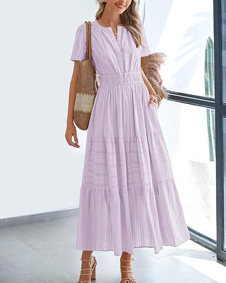 SummerEase Casual Maxi Sun Dress