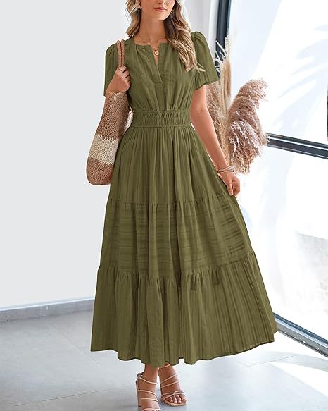 SummerEase Casual Maxi Sun Dress