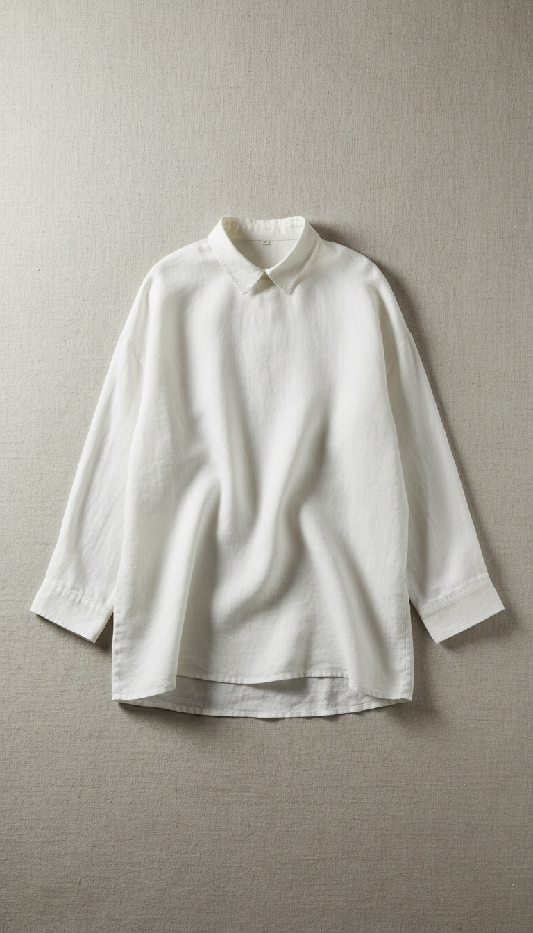 Porcelain White Oversized Shirt
