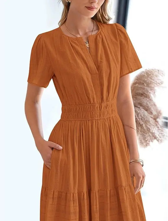 SummerEase Casual Maxi Sun Dress