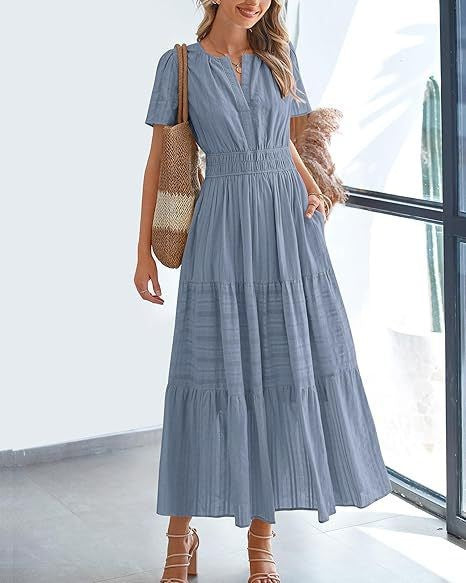 SummerEase Casual Maxi Sun Dress