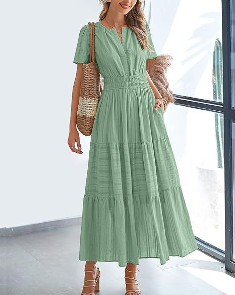 SummerEase Casual Maxi Sun Dress